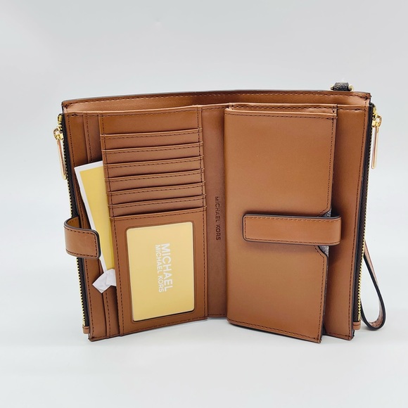 Michael Kors Large Double Zip Wallet Wristlet - Picture 6 of 9